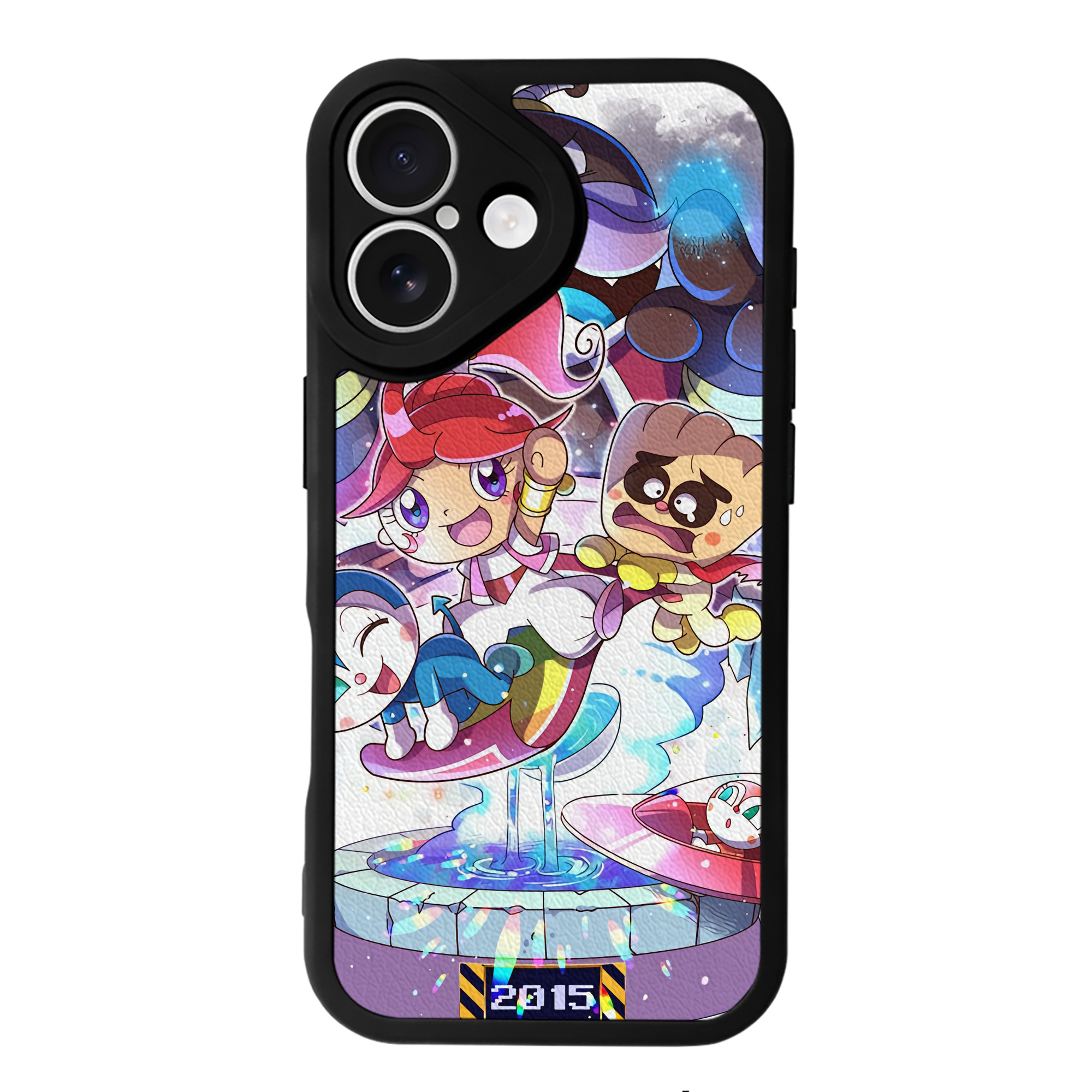 （画像用） アンパンマン Anpanman 【iPhone 16シリーズ対応】シリコンスマホケース（レザー調） 材質：シリコン